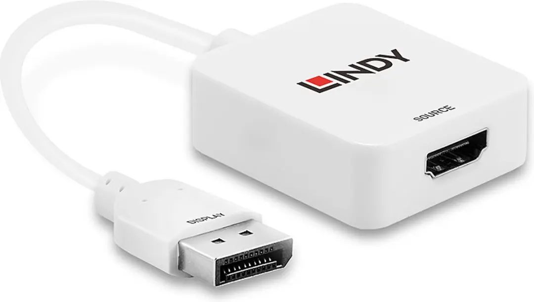 Lindy HDMI naar DisplayPort Adapter - Wit