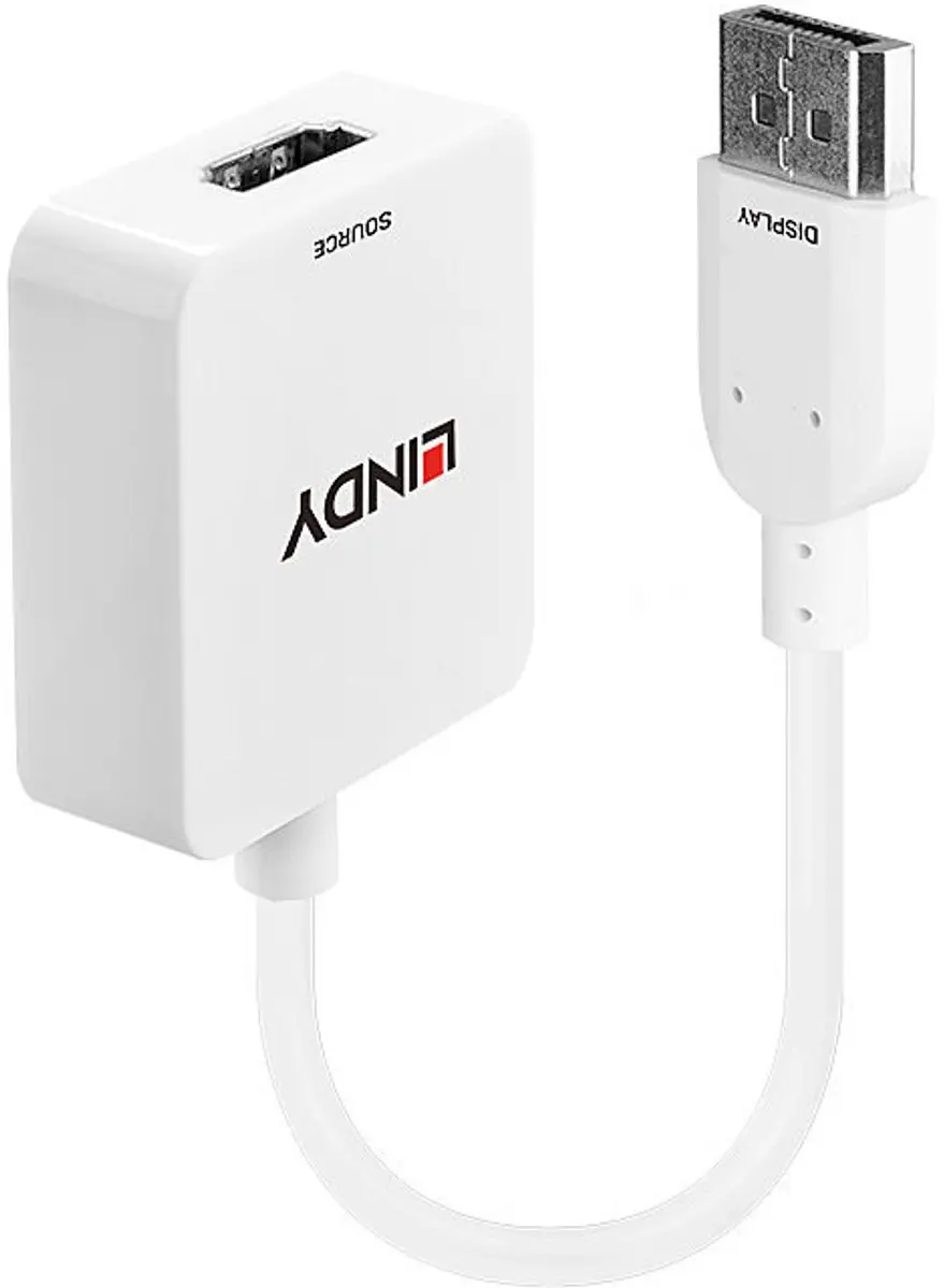 Lindy HDMI naar DisplayPort Adapter - Wit