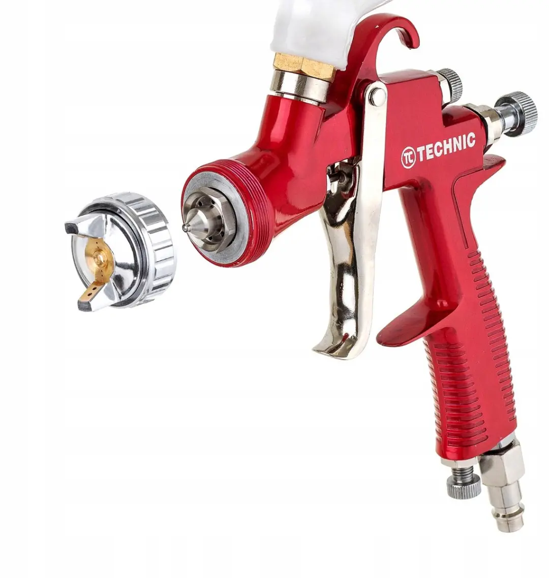 Technic LVLP Spuitpistool 2.0mm 600ml - Rood