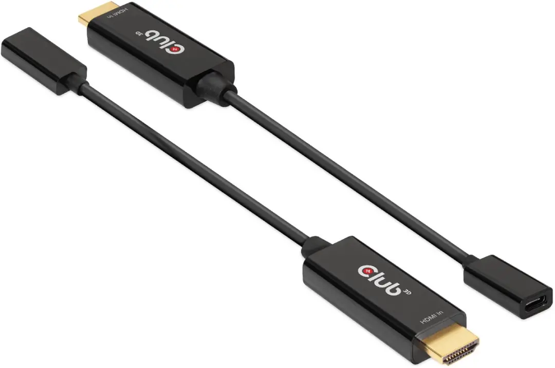 Club 3D HDMI naar USB-C 4K60Hz Adapter - Zwart