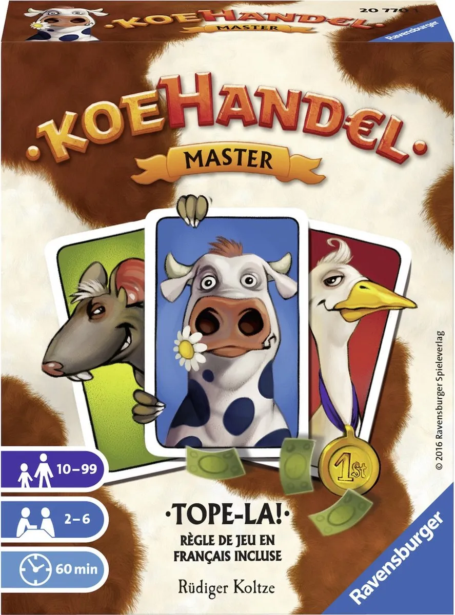 Ravensburger Koehandel Master Kaartspel - 2-6 Spelers