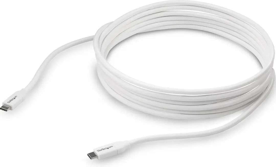 Startech USB2C5C4MW USB-C Kabel 4m - Wit