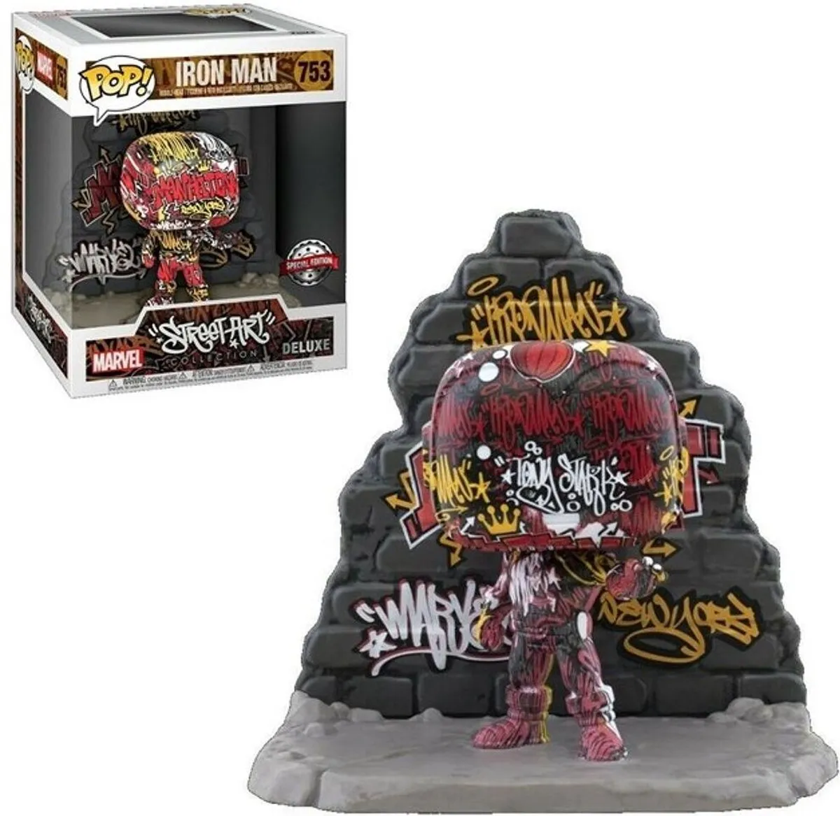 Funko POP! Marvel Iron Man Street Art - Multicolours