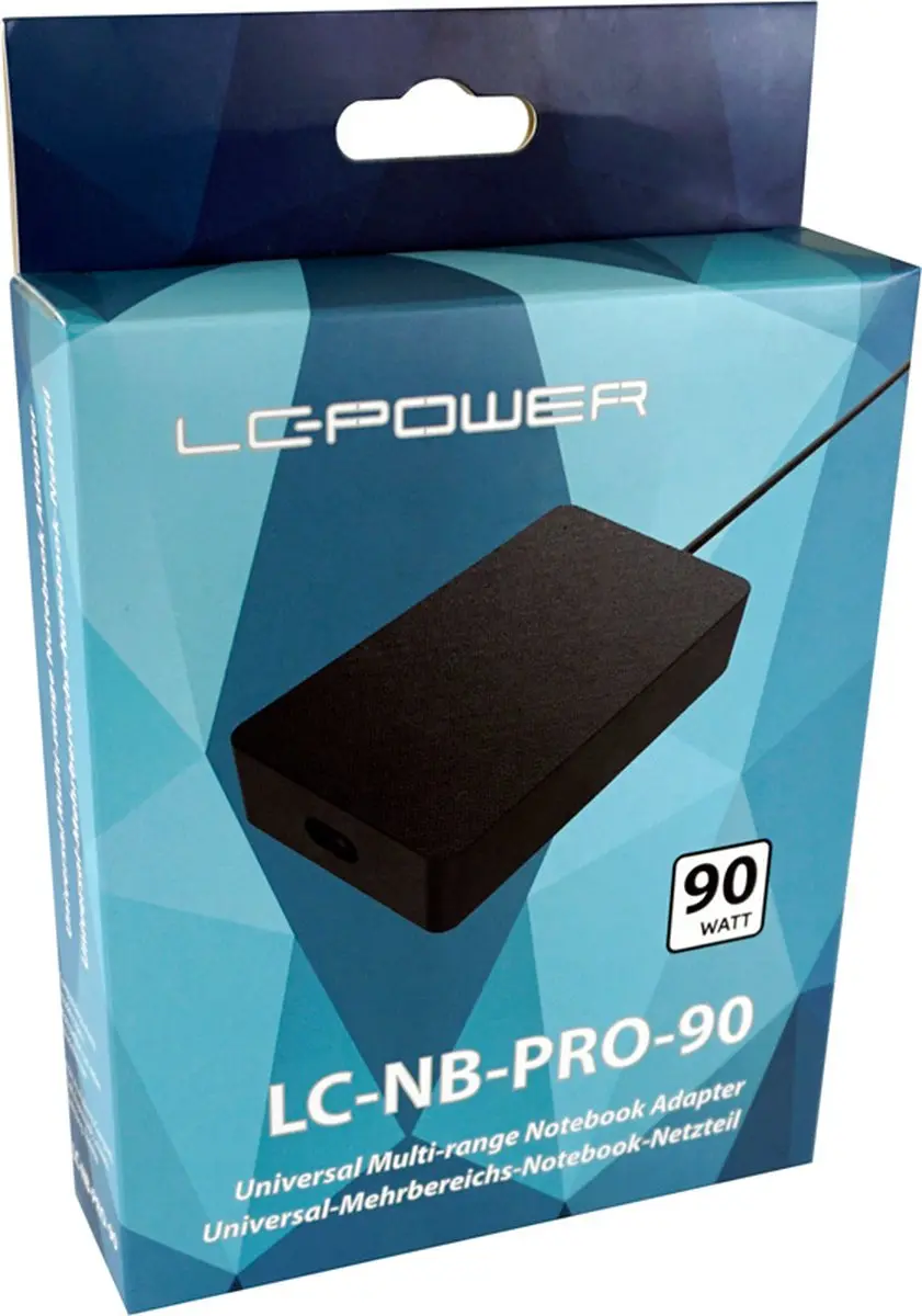 LC-Power LC-NB-PRO-90 Netvoeding 90W - Zwart