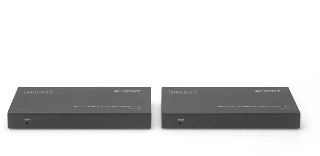 Digitus DS-55512 4K HDBaseT KVM Extender Set - 70m