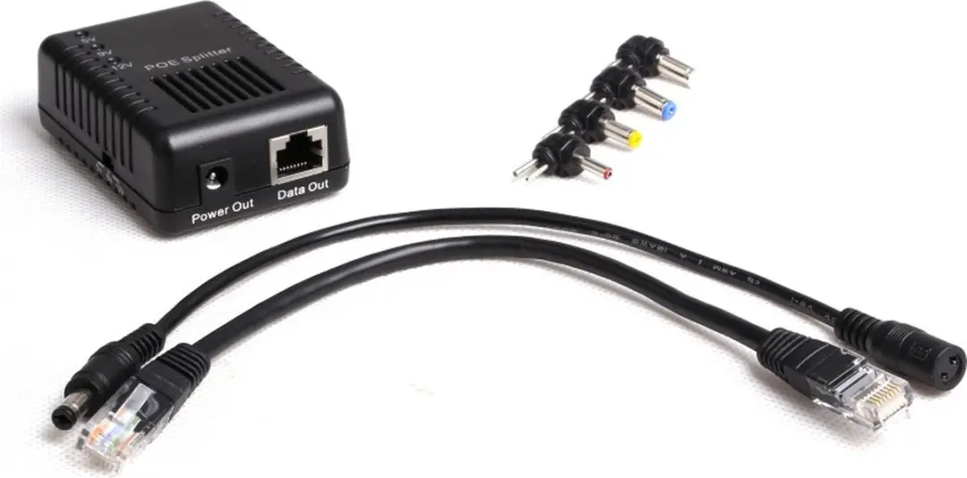 Foscam POE5912G POE Splitter - Zwart