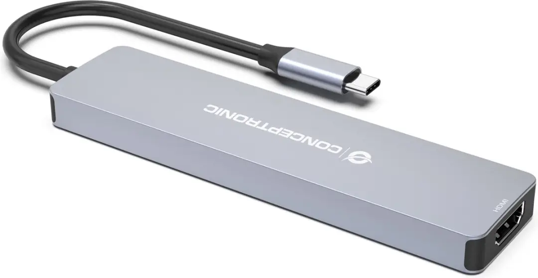 Conceptronic DONN19G Notebook Dock - USB 3.2 Gen 1 - Grijs