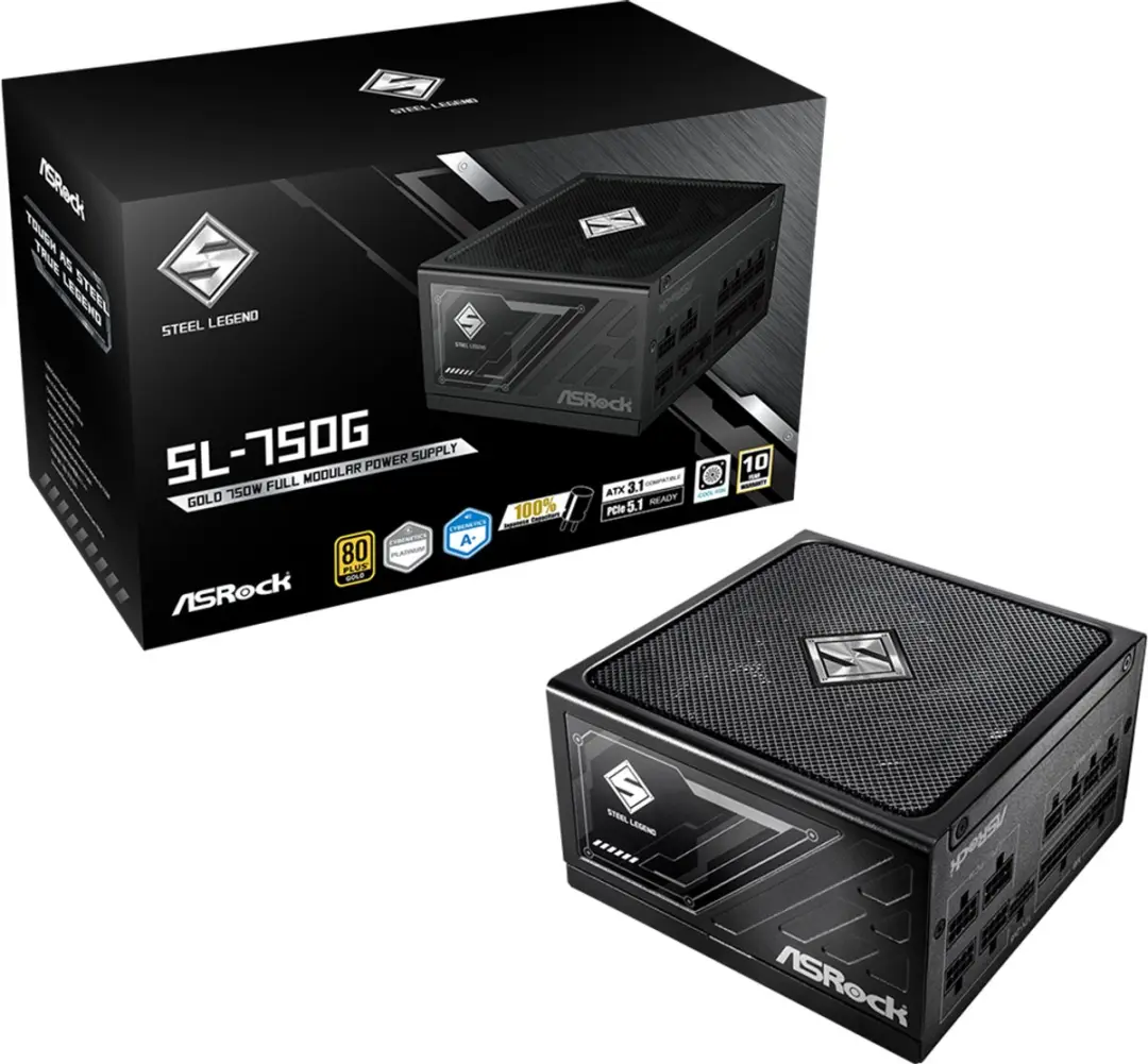 ASRock SL-750G Steel Legend Voeding 750W