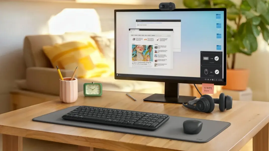 Logitech MK250 Draadloos Toetsenbord & Muis - Grafiet