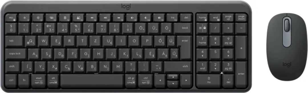 Logitech MK250 Draadloos Toetsenbord & Muis - Grafiet
