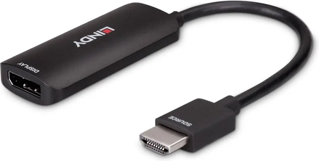 Lindy 38329 HDMI naar DisplayPort Adapter - Zwart