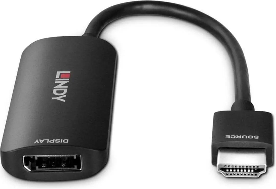 Lindy 38329 HDMI naar DisplayPort Adapter - Zwart