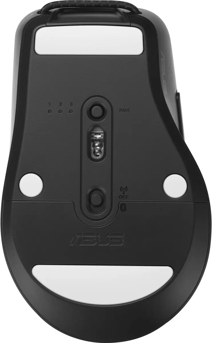 ASUS SmartO Mouse MD200 - RF + Bluetooth - 4200 DPI - Zwart
