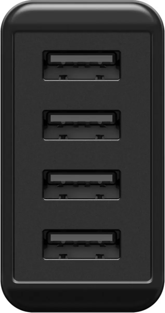 Goobay 44953 USB Thuislader 4 Poorten - 30W - Zwart