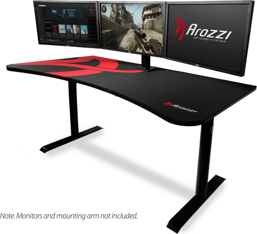 Arozzi Arena Gaming Bureau - Bureaubrede Muismat 160cm - Zwart