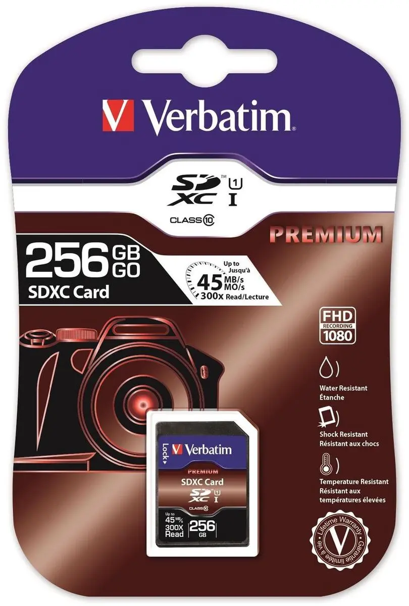 Verbatim SD-geheugenkaart 256GB VB-44026