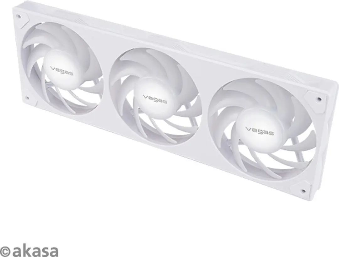 Akasa Vegas A36 ARGB Fan 12cm - Wit
