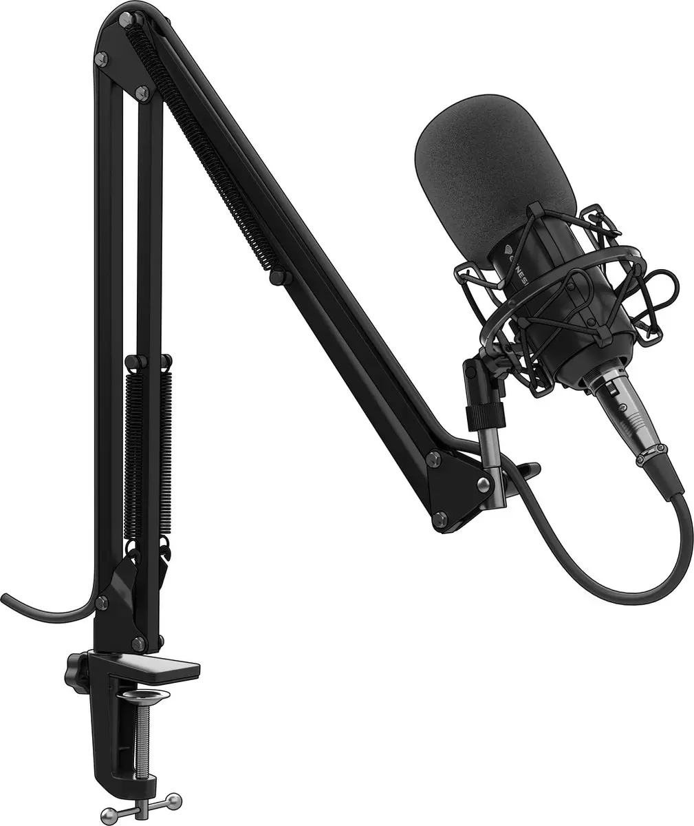 Genesis NGM-1695 Radium 300 XLR Microfoon - Zwart - afbeelding 5 van 6