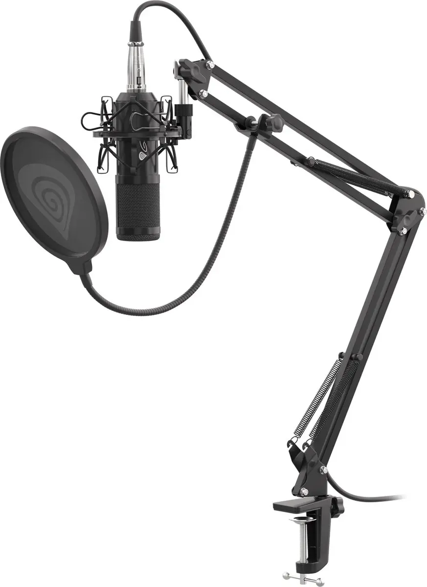 Genesis NGM-1695 Radium 300 XLR Microfoon - Zwart - afbeelding 6 van 6