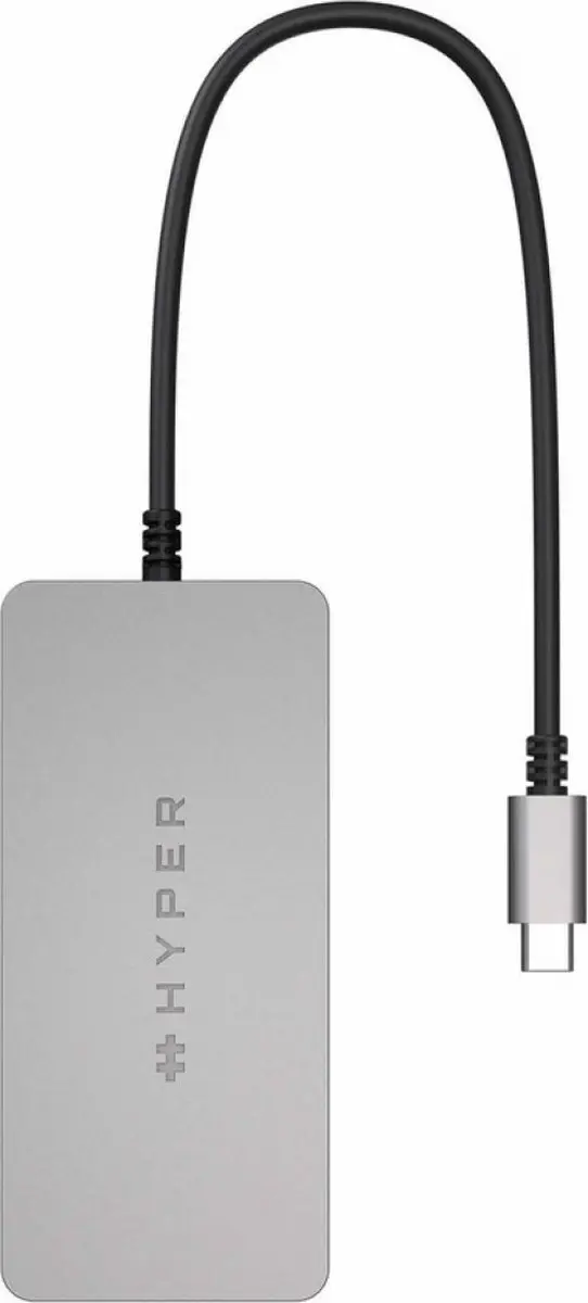 HyperDrive Chrome 5-in-1 USB-C Hub HDMB2-GL - Zilver - afbeelding 6 van 6