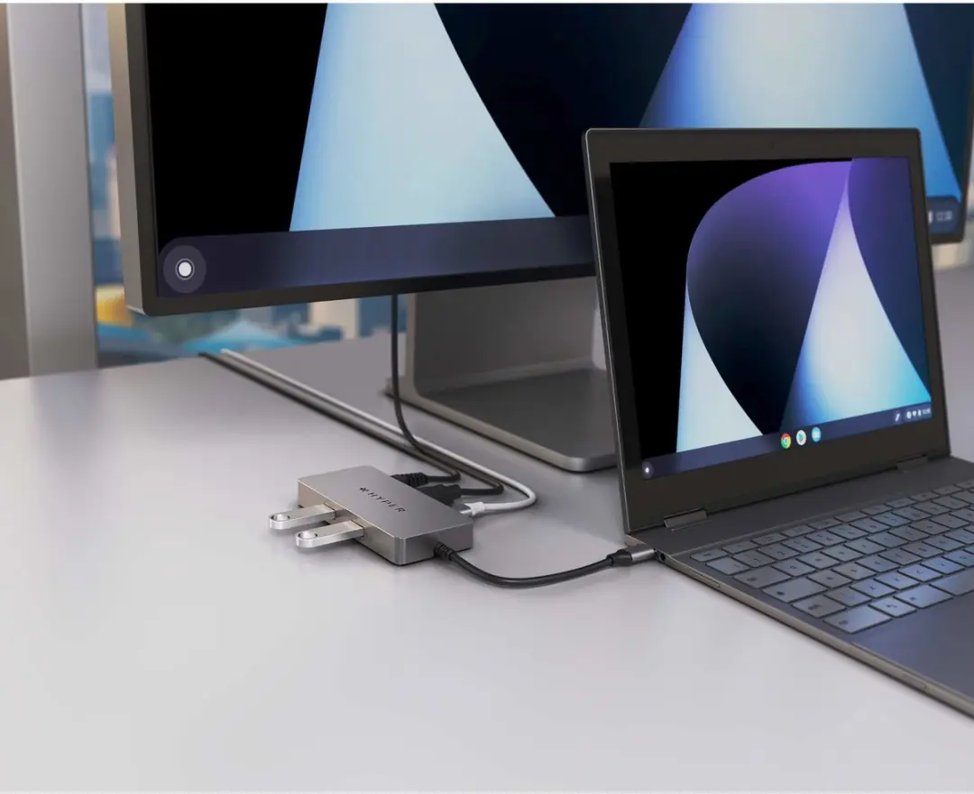 HyperDrive Chrome 5-in-1 USB-C Hub HDMB2-GL - Zilver