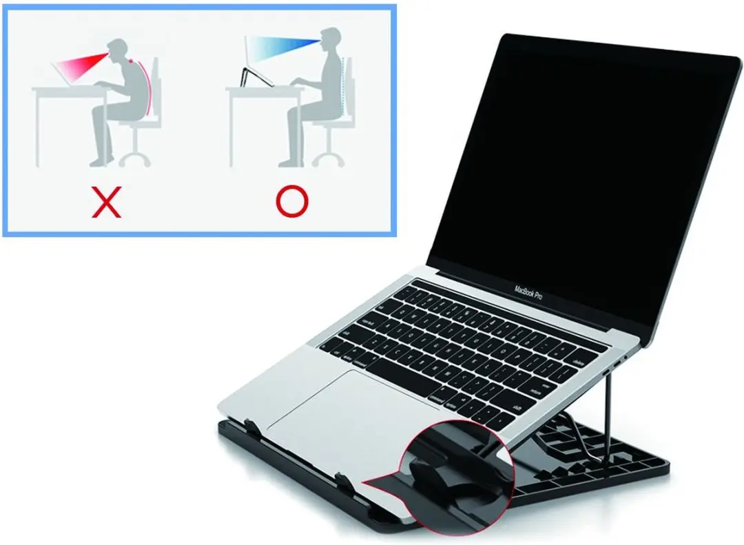Conceptronic ERGO THANA03B Notebookstandaard 15.6" - Zwart