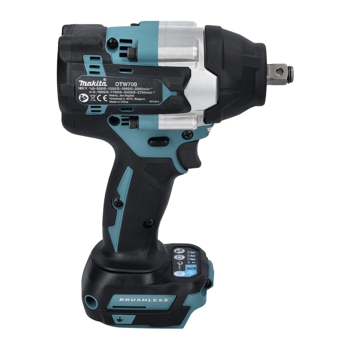 Makita DTW 700 RF1 Slagmoersleutel 18V 700Nm - Borstelloos - 2700 Slagen - afbeelding 5 van 6