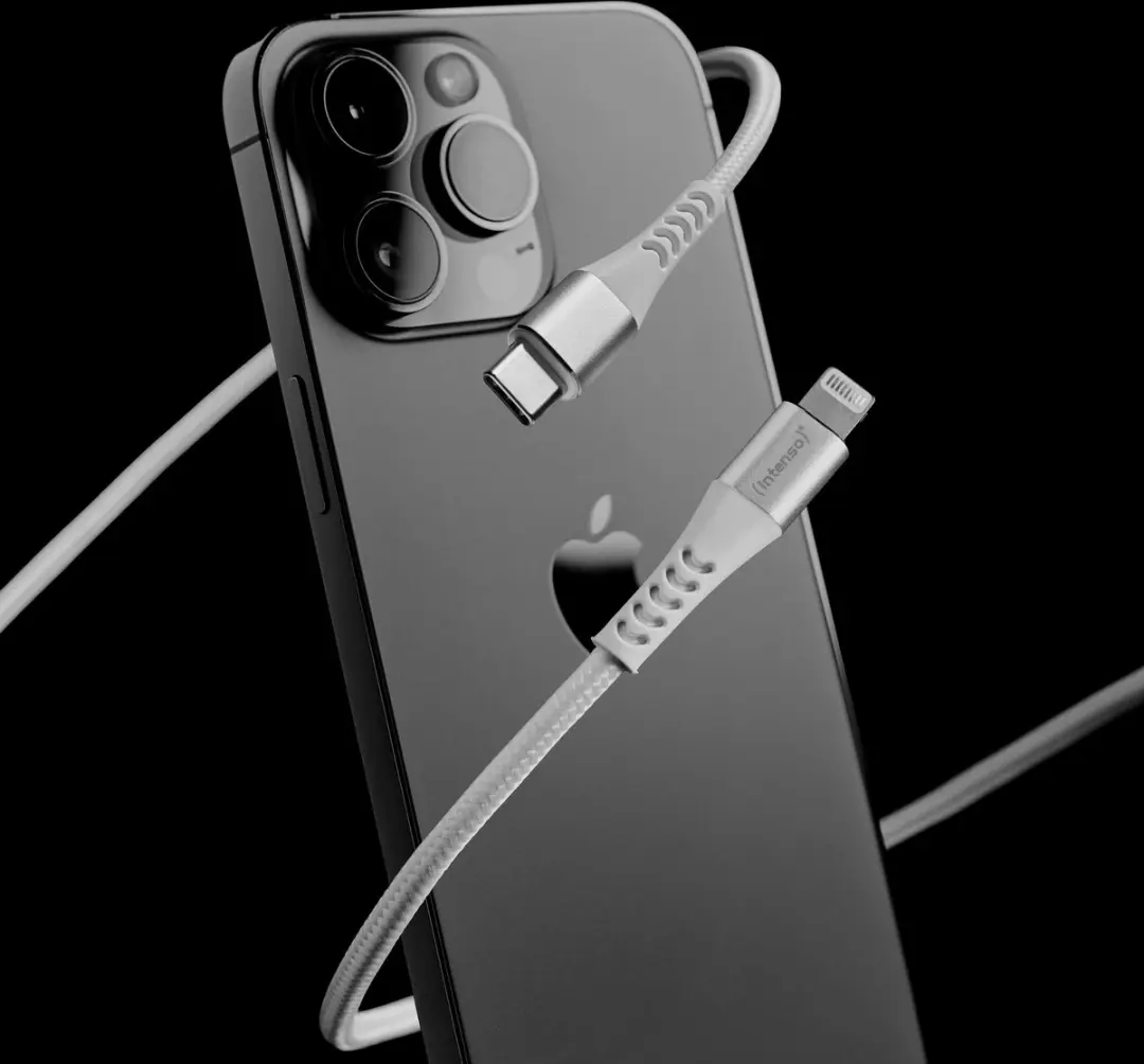 Intenso C315L USB-C naar Apple Lightning Kabel 1.5m - Wit