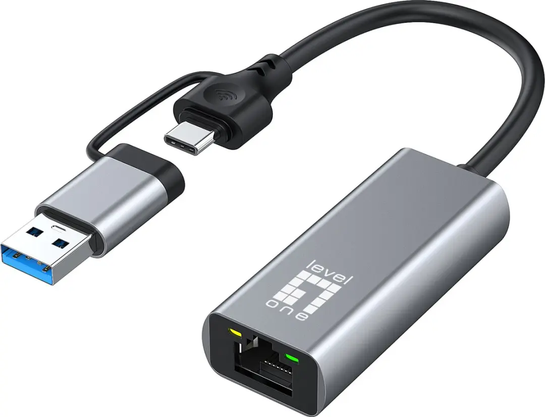 LevelOne USB-0423 Ethernet Netwerkkaart 2500 Mbit/s