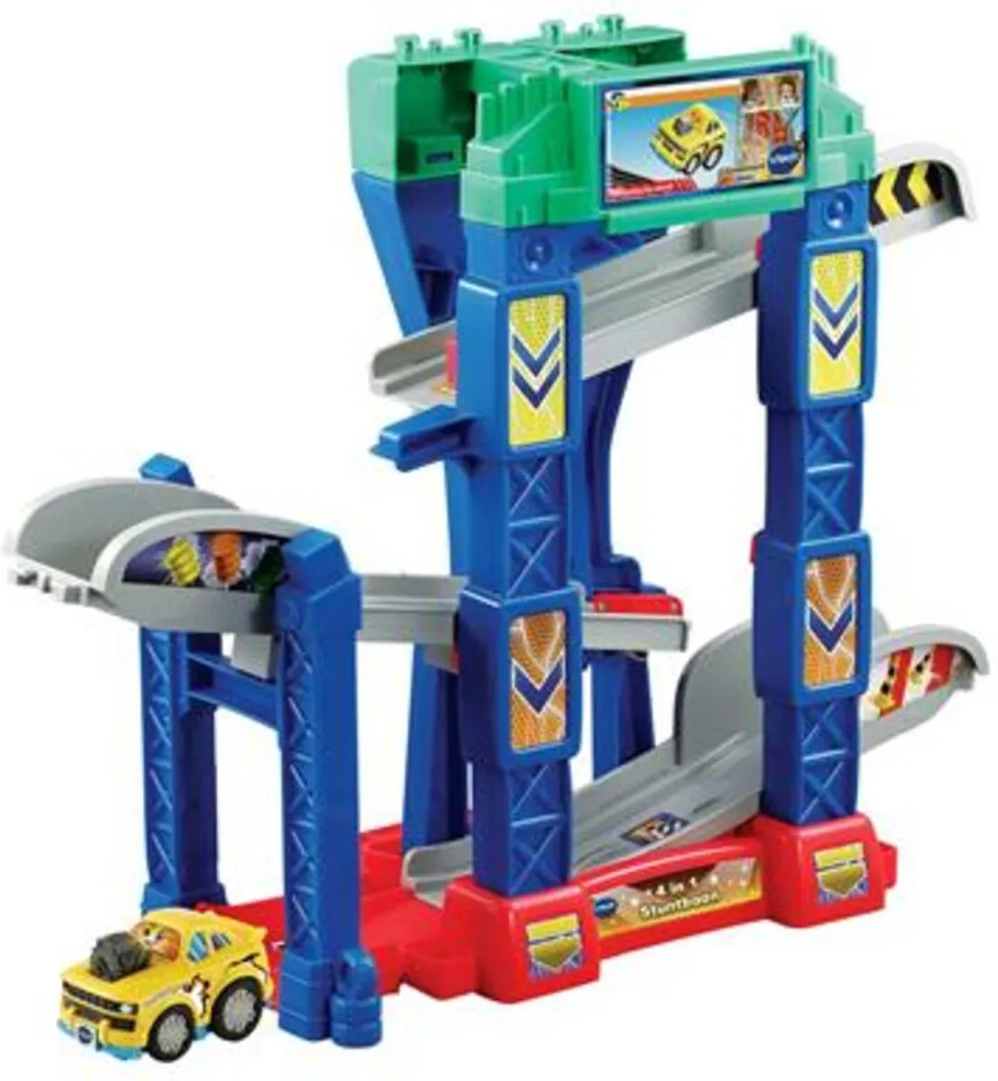 VTech Toet Toet Auto's 4-in-1 Stuntbaan Blauw