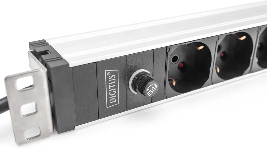 Digitus DN-95410-IT Energiedistributie 8 AC-uitgangen 1U - Grijs/Zwart