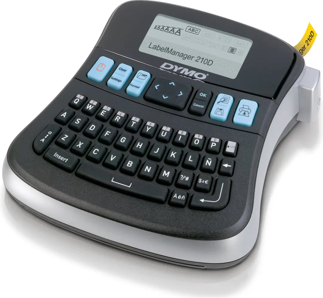 DYMO LabelManager 210D Labelprinter - Zwart/Zilver