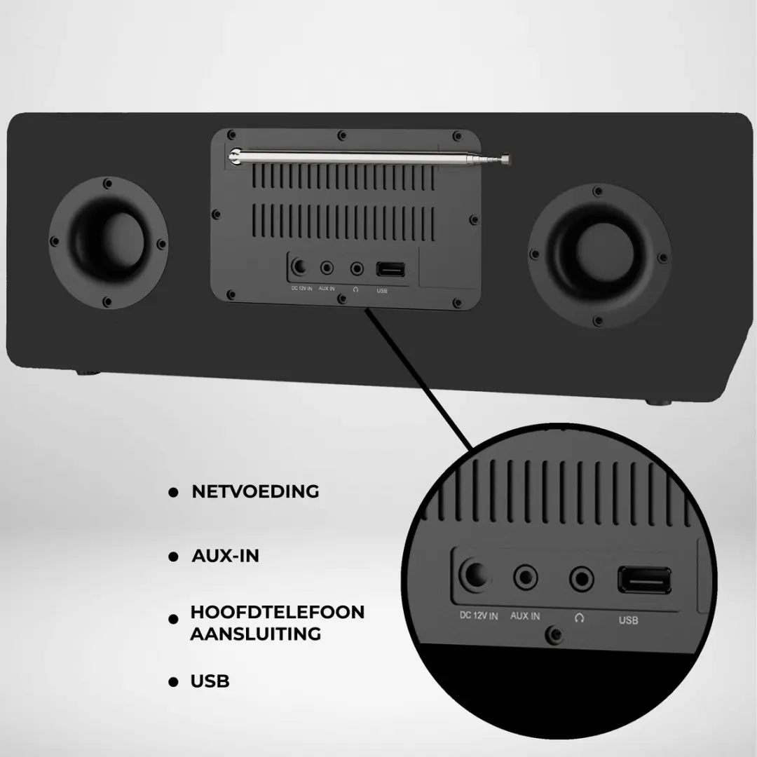 Denver MIR-270 Internetradio DAB/FM/CD - 100W - Zwart