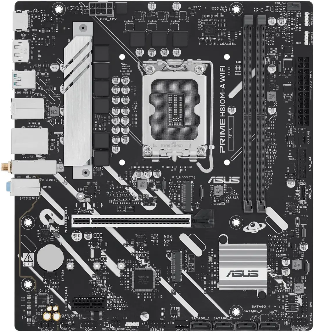 ASUS PRIME H810M-A WIFI microATX
