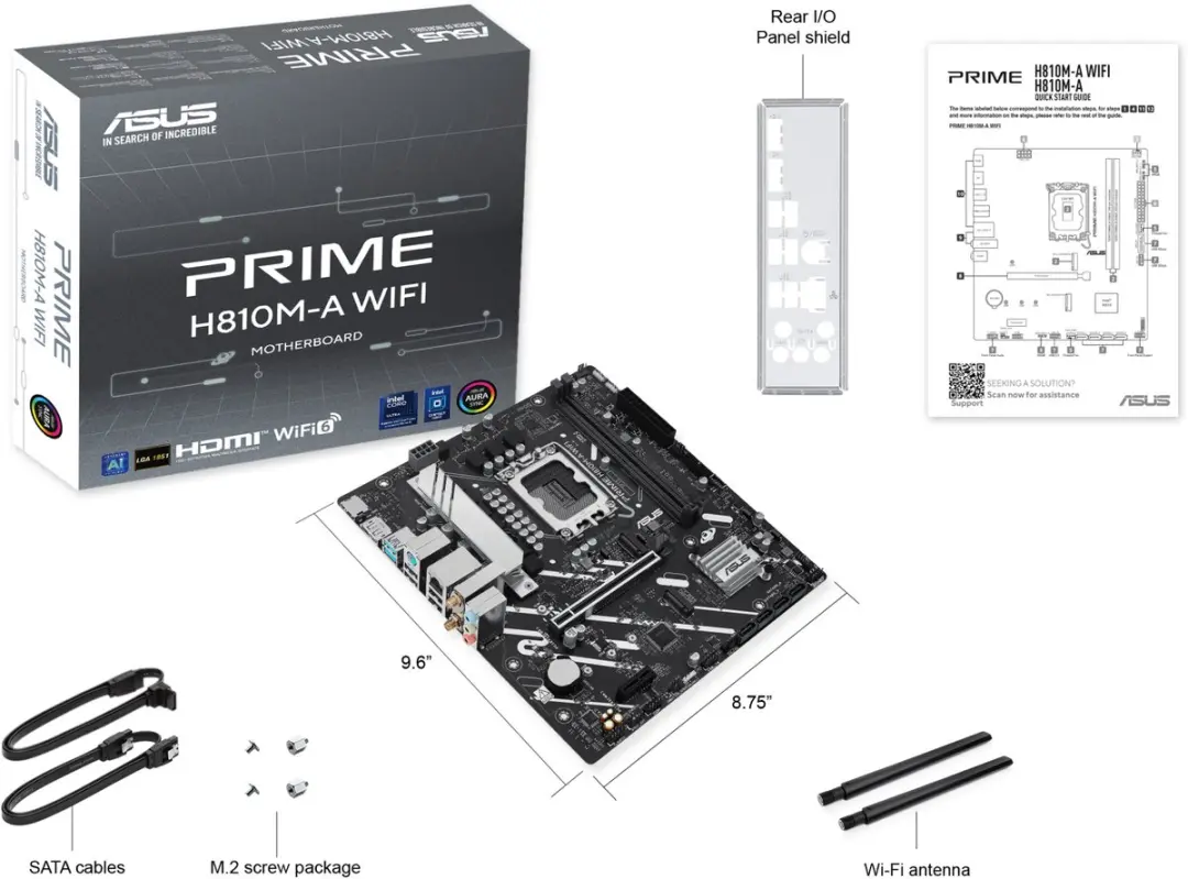 ASUS PRIME H810M-A WIFI microATX - LGA1851