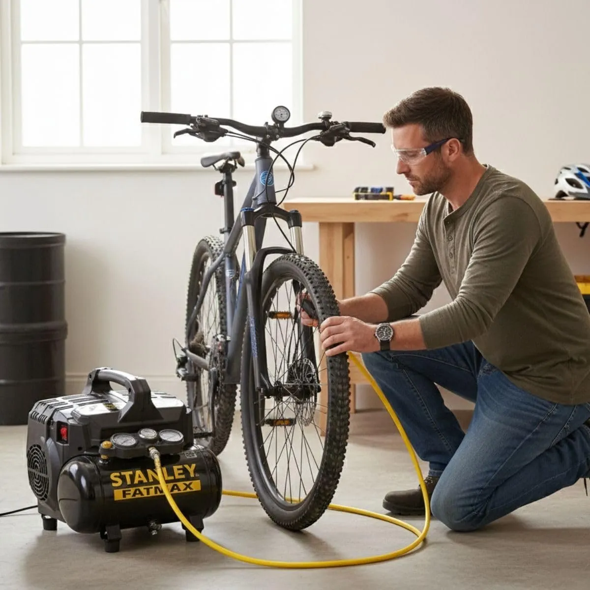 Stanley Compressor DST101/8/6 Olievrije Luchtcompressor - 24L - 180L/min