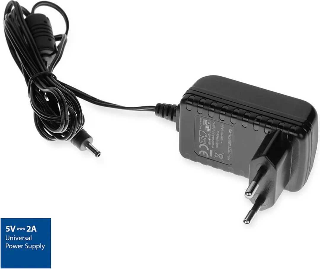 ACT AC1505 Universele Stroomadapter 5V 2A - Zwart - afbeelding 6 van 6