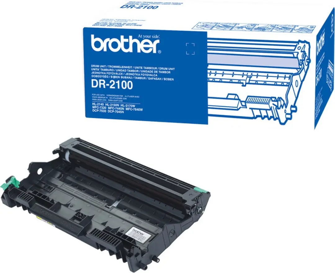 Brother DR-2100 Drum - 12.000 Pagina's - Zwart