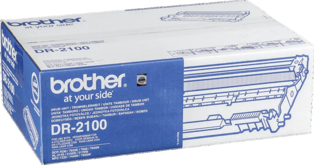 Brother DR-2100 Drum - 12.000 Pagina's - Zwart