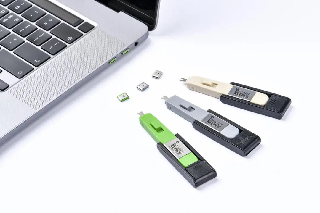 SmartKeeper CL04PKGY USB-C Poortslot - 5 Stuks Grijs