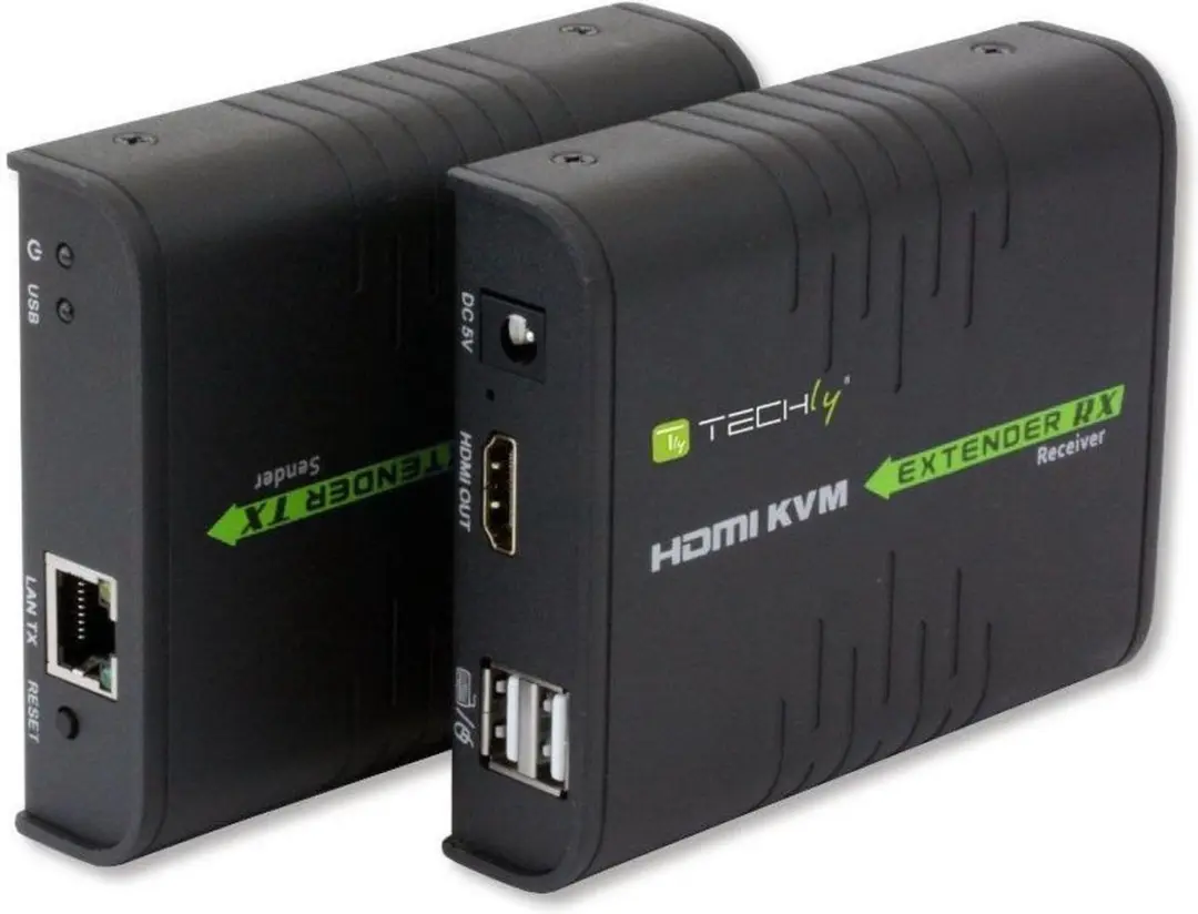 Techly HDMI-KVM Extender 120m