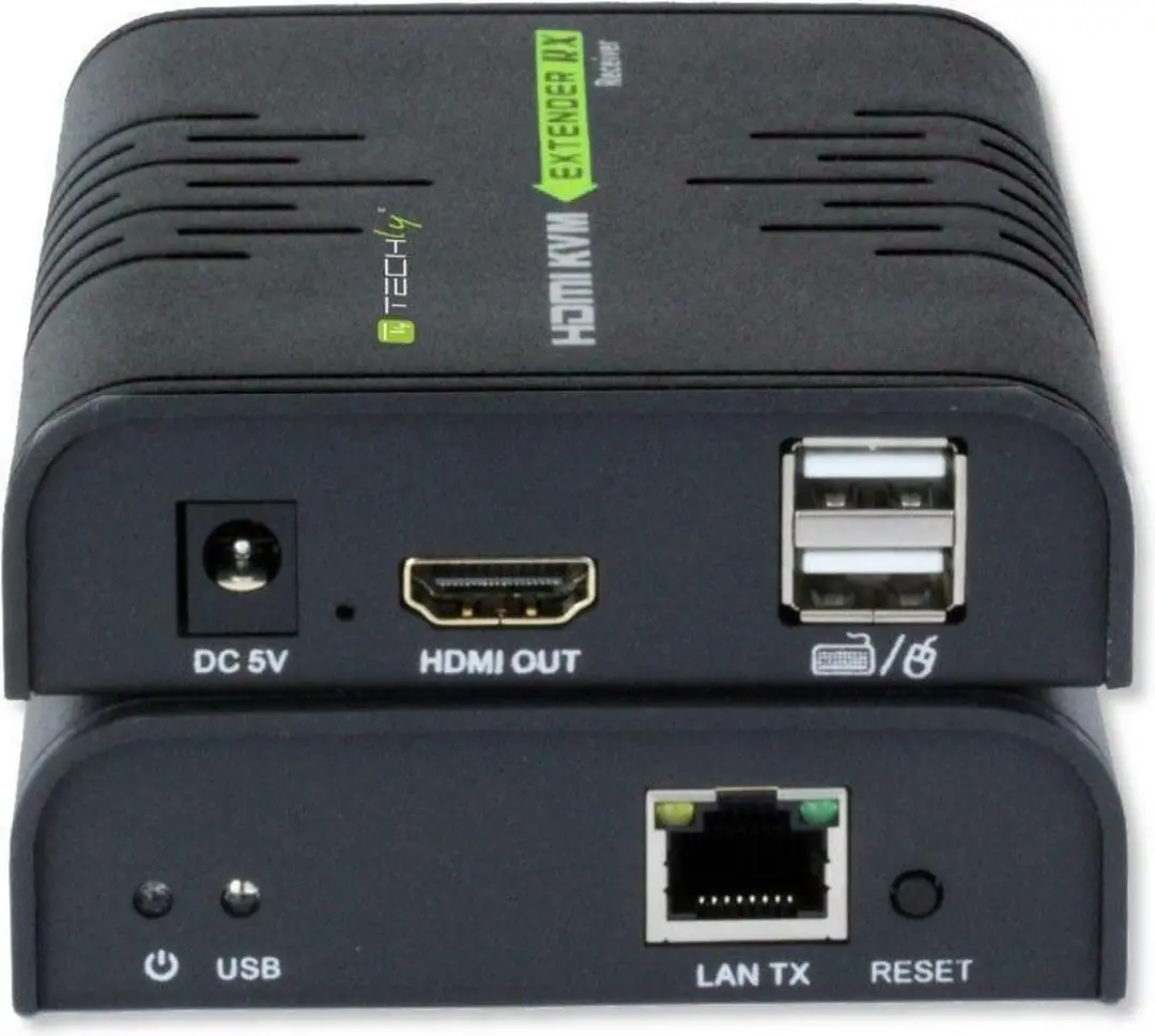 Techly HDMI-KVM Extender 120m - 2 Stuks
