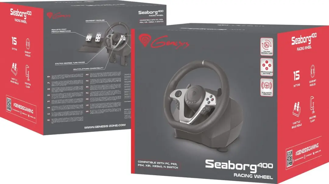 Genesis Seaborg 400 Racestuur GEN-NGK-1567 - 30cm - 2 Pedalen