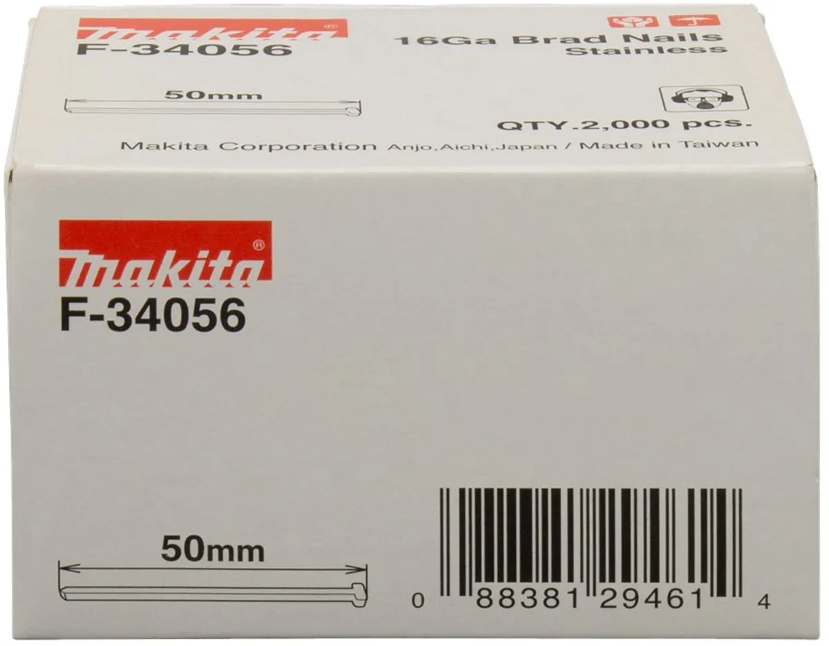 Makita F-34056 Brad RVS 50mm - 2000 Stuks
