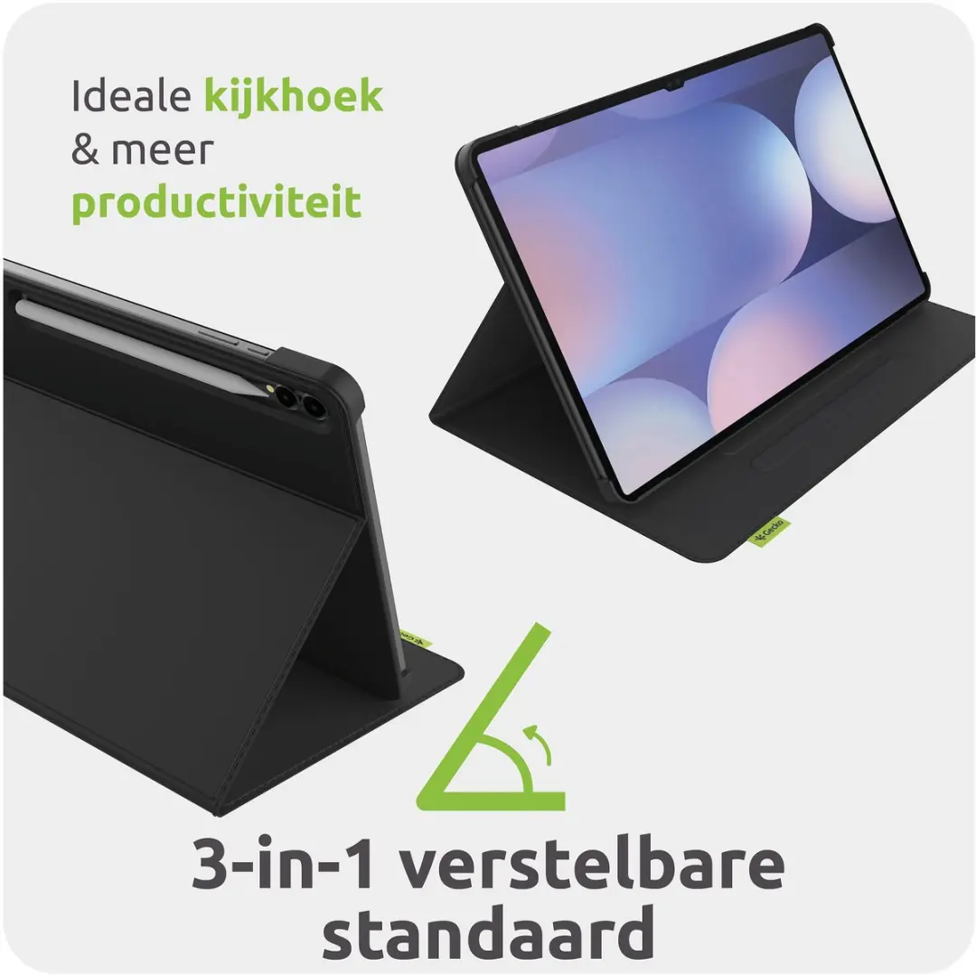 Gecko Covers V11CL2469C1 Tablethoes - Samsung Galaxy Tab A9/A11 Plus - Zwart