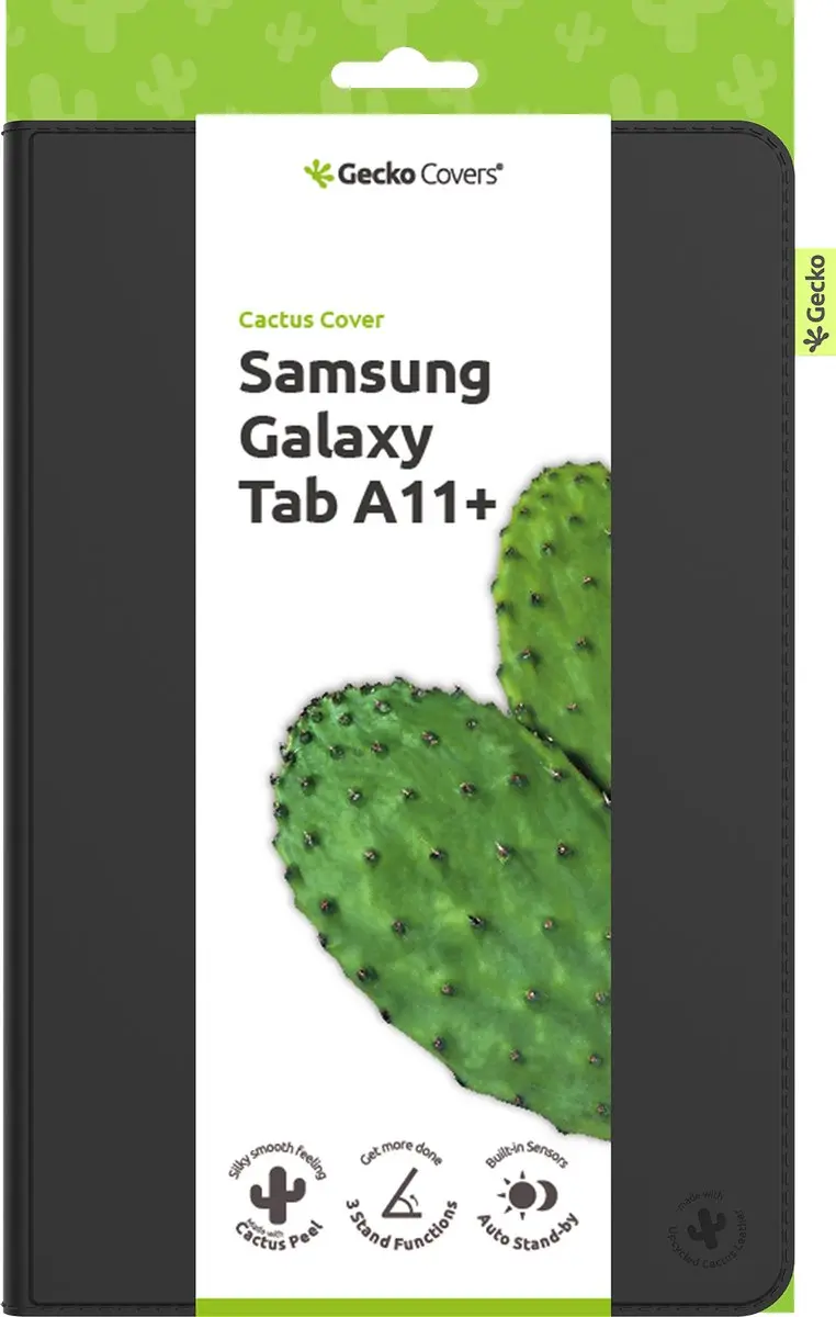 Gecko Covers V11CL2469C1 Tablethoes - Samsung Galaxy Tab A9/A11 Plus - Zwart