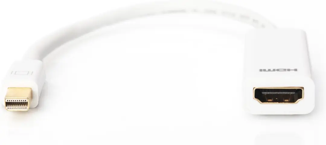 Digitus Mini DisplayPort HDMI Type A 0,15m - Wit