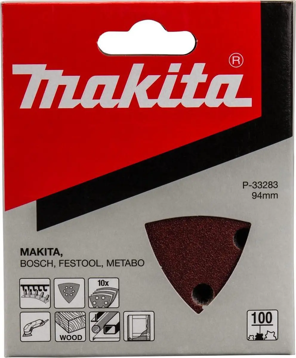 Makita P-33283 Deltaschuurvel - 94mm - 10 Stuks