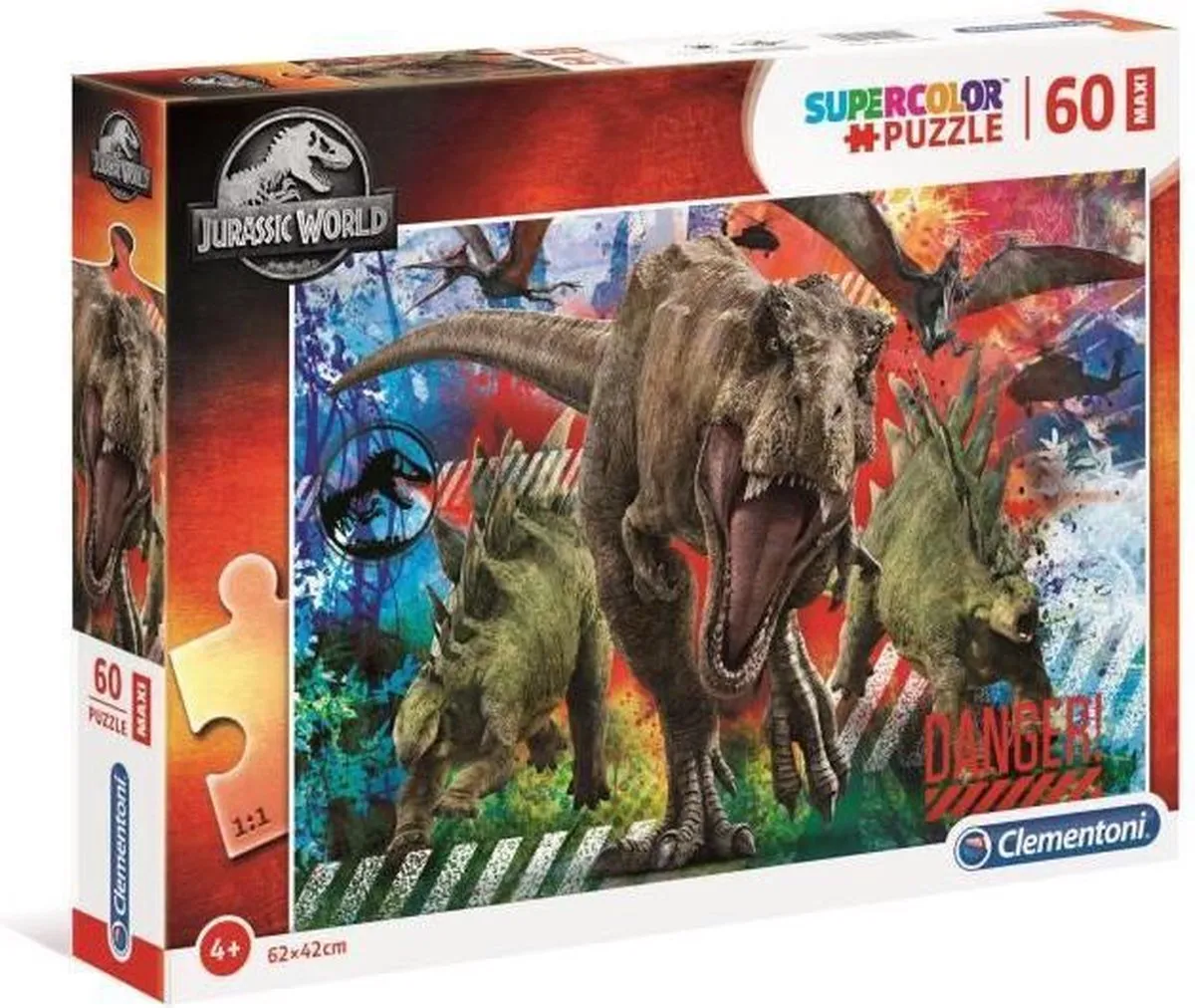 Clementoni Jurassic World Puzzel 60 Stukjes - Multicolor - afbeelding 6 van 6