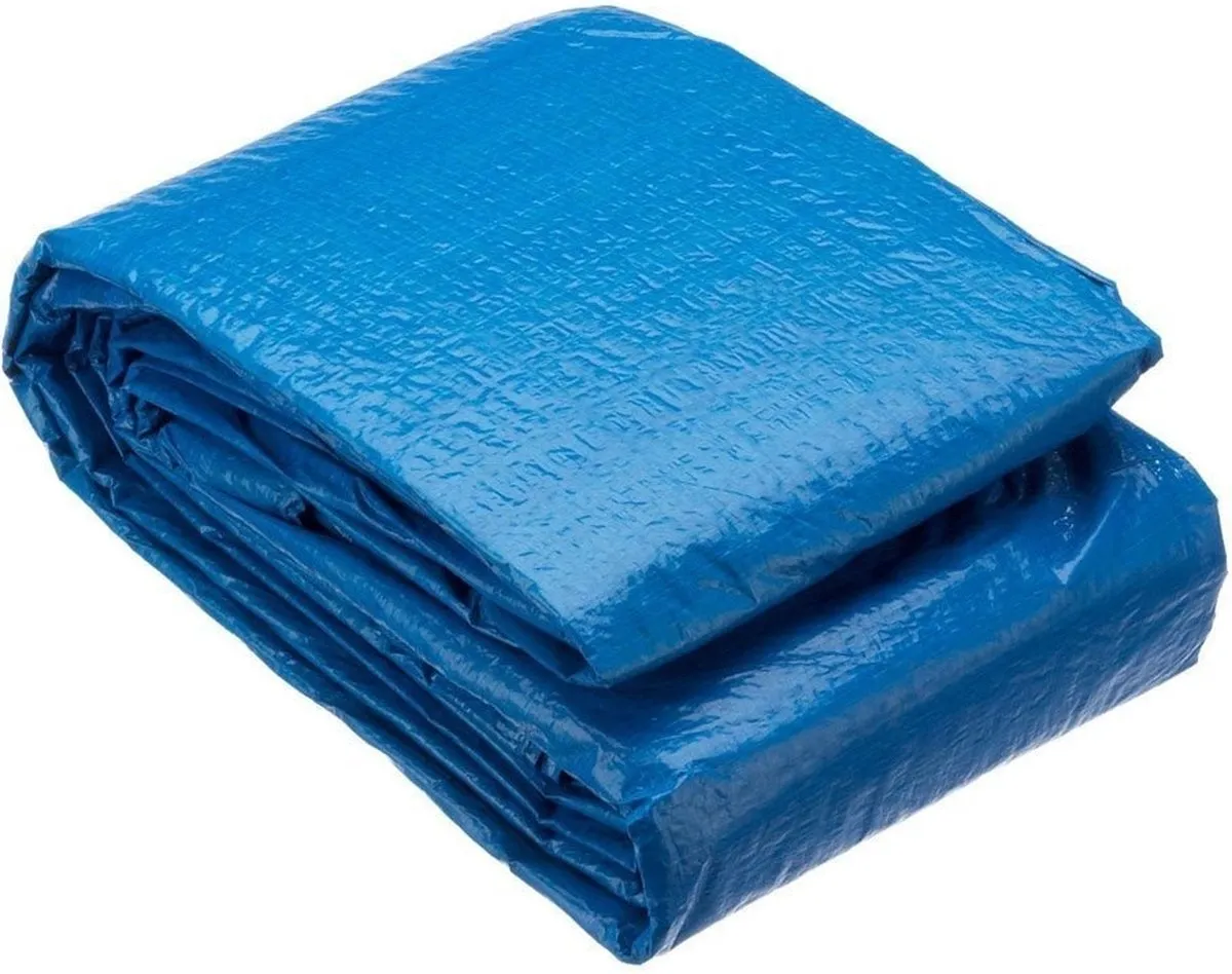 Bestway Ondervloer Zwembad Grondzeil 396x396cm - Blauw - afbeelding 3 van 6